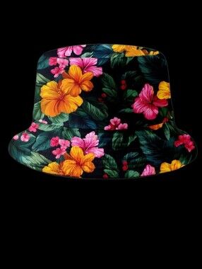 Tropical Floral Bucket Hat - Unisex 22"/23"